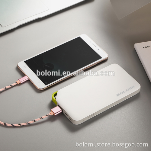2017 portable power bank 10000mah with Aluminium alloy/usb port power bank